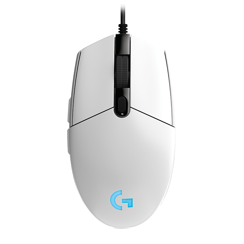 罗技(logitech)g102 游戏鼠标 白色