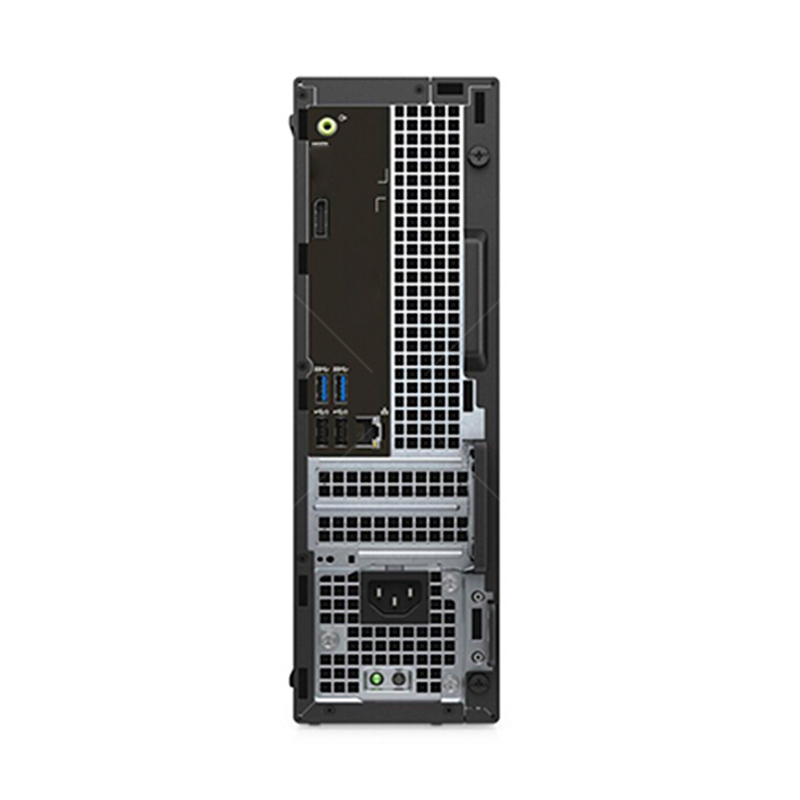戴尔(dell)3050sff i3-7100 商用办公台式主机4g/1t 无显示器