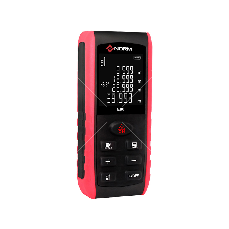 诺米(MNorm)手持式激光<em style='color:red'>测距仪</em> <em style='color:red'>室内</em>户外高精度电子尺 E80图片