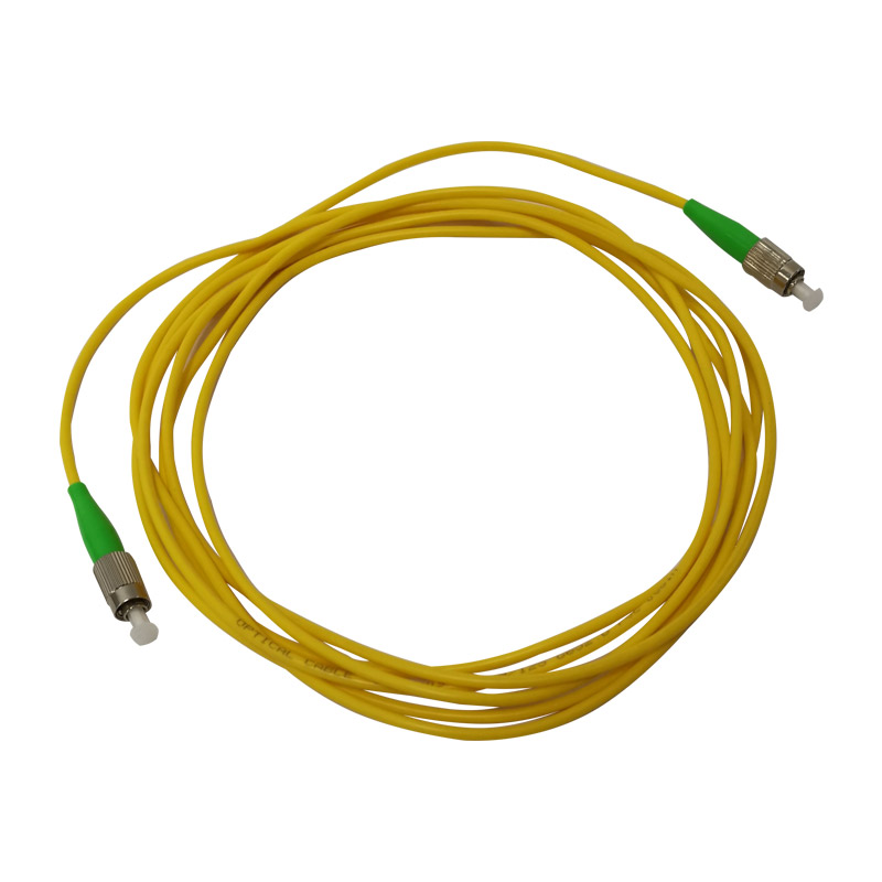光沃g fc-fc/apc 单模单芯光纤跳线 黄色3米