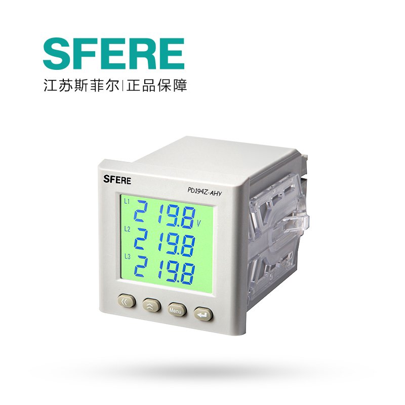 斯菲尔（SFERE） 三相<em style='color:red'>多功能</em><em style='color:red'>仪表</em> PD194Z-AHY AC100V 5A-3P3W图片