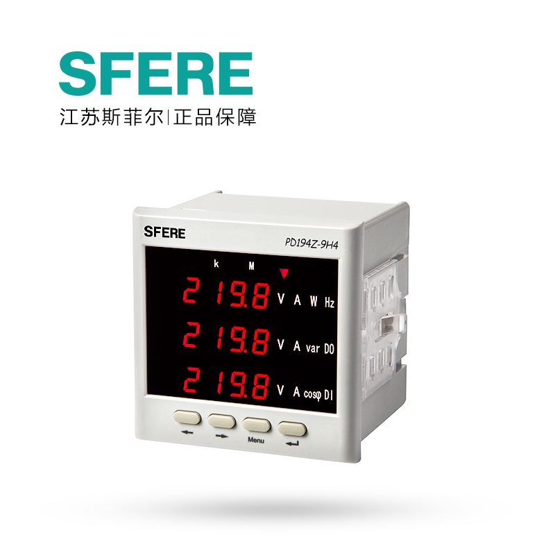 斯菲尔（SFERE） 仪器仪表<em style='color:red'>厂家</em> 多功能表 PD194Z-9H4 AC100V 1A-3P3W图片
