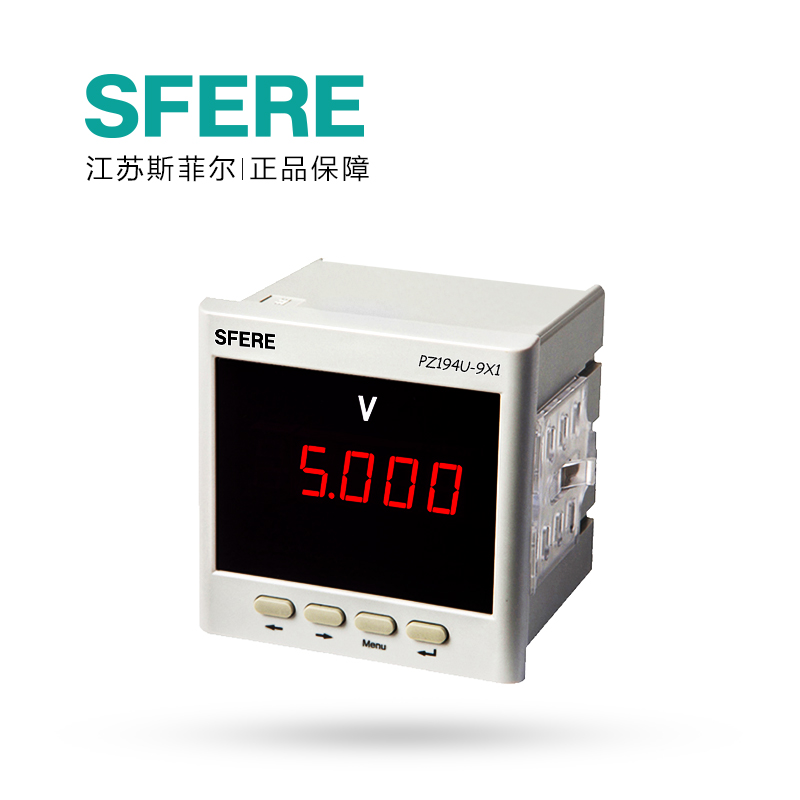 斯菲尔（SFERE） <em style='color:red'>单相</em>电压 <em style='color:red'>仪表</em> PZ194U-9X1 AC380V图片