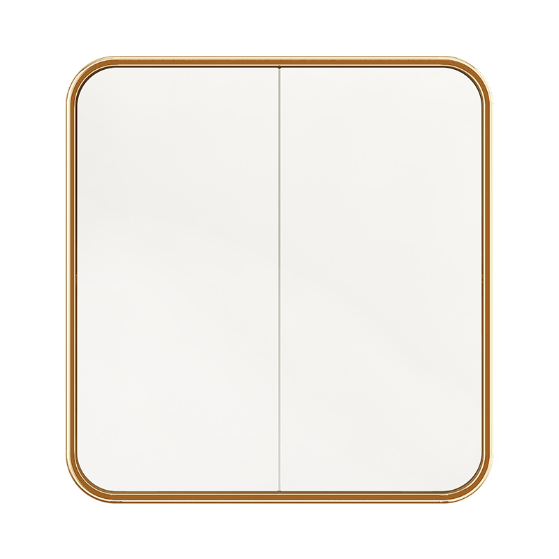 松日(SONGRI)666004 O1<em style='color:red'>大板</em>系列 白色金框 <em style='color:red'>大板</em>单控<em style='color:red'>二</em>开图片