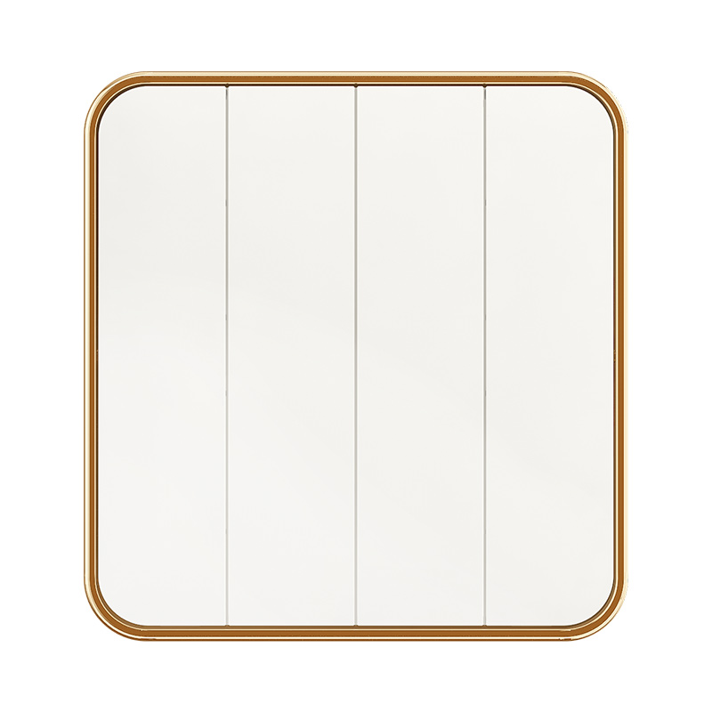 松日(SONGRI)666010 O1<em style='color:red'>大</em>板系列 白色金框 大板双控<em style='color:red'>四开</em>图片