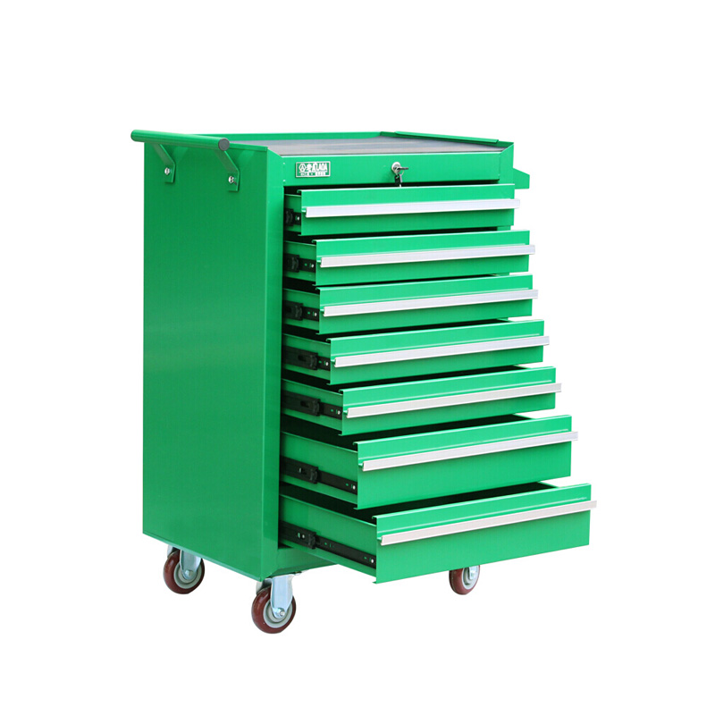 老<em style='color:red'>A</em>(LAOA)<em style='color:red'>綠色</em>七層抽屜式工具柜 噴塑 017130015 LA111817圖片