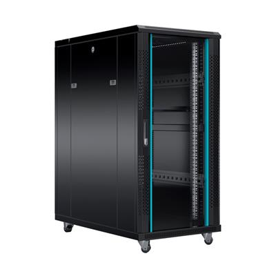 华腾(ht)标准加厚网络机柜 前后网孔门 ht-6022-w