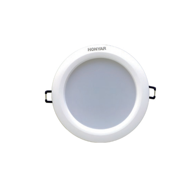 鸿雁(HONYAR) 全塑款3寸 LED<em style='color:red'>筒灯</em>4W <em style='color:red'>开孔</em>Φ75mm 暖白4000K图片