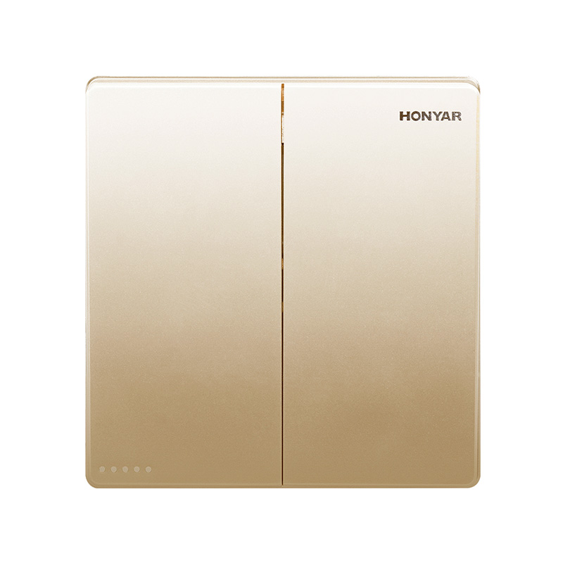 鸿雁(HONYAR)Q3-86K222TY10B-G Q3系列<em style='color:red'>带荧光</em><em style='color:red'>指示</em><em style='color:red'>两位</em><em style='color:red'>大翘板多控开关</em> 二开<em style='color:red'>多控</em>图片