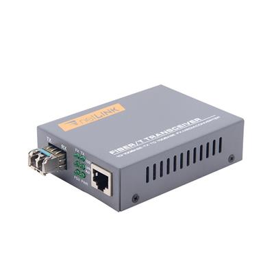 netlink 百兆单模双纤lc接口光纤收发器一台htb-1100s-25km/sfp-w