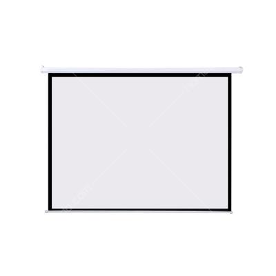 鑫杰科(Xinjieke)100英寸 电动投影幕布 4比3 白塑 含遥控器