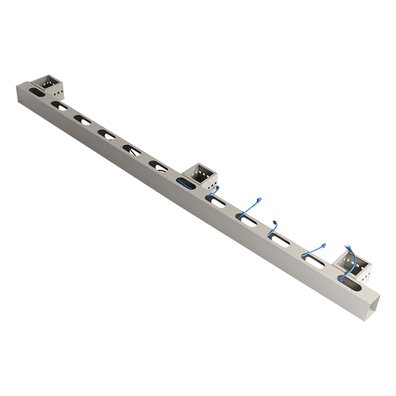 美腾盛 机柜垂直线槽/理线架/走线槽带小铁盒800宽 27u