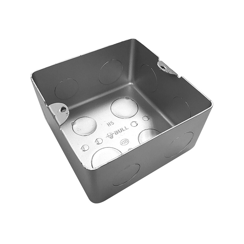 公牛(bull)金属地插底盒 开关插座暗装底盒 地插底盒 浅底盒 h5