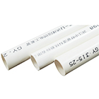 中财PVC215电工管 白 直径20 PVC-U硬质聚氯乙烯 电线管 穿线管