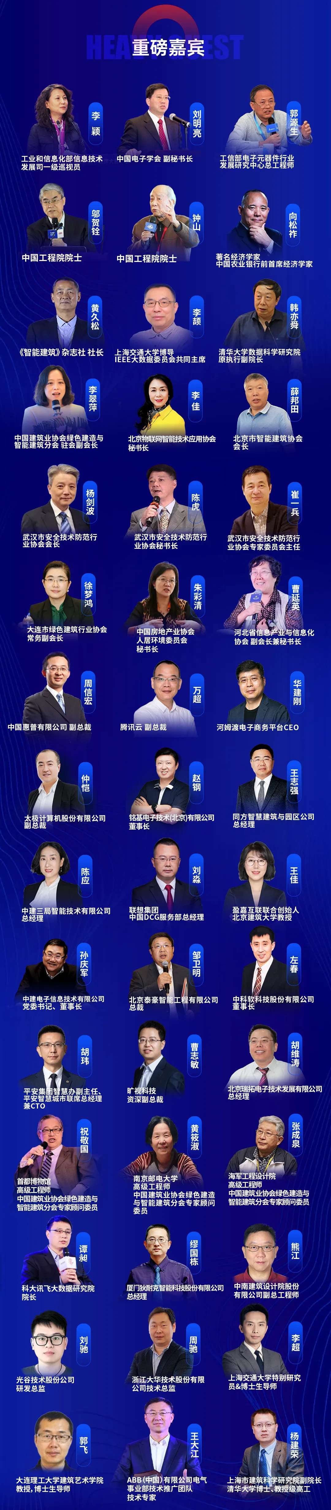 第五届（2020）中国智能建筑节重磅嘉宾