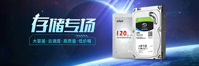 河姆渡存储专场_大华120G固态硬盘报价_希捷3.5寸6TB监控硬盘多少钱