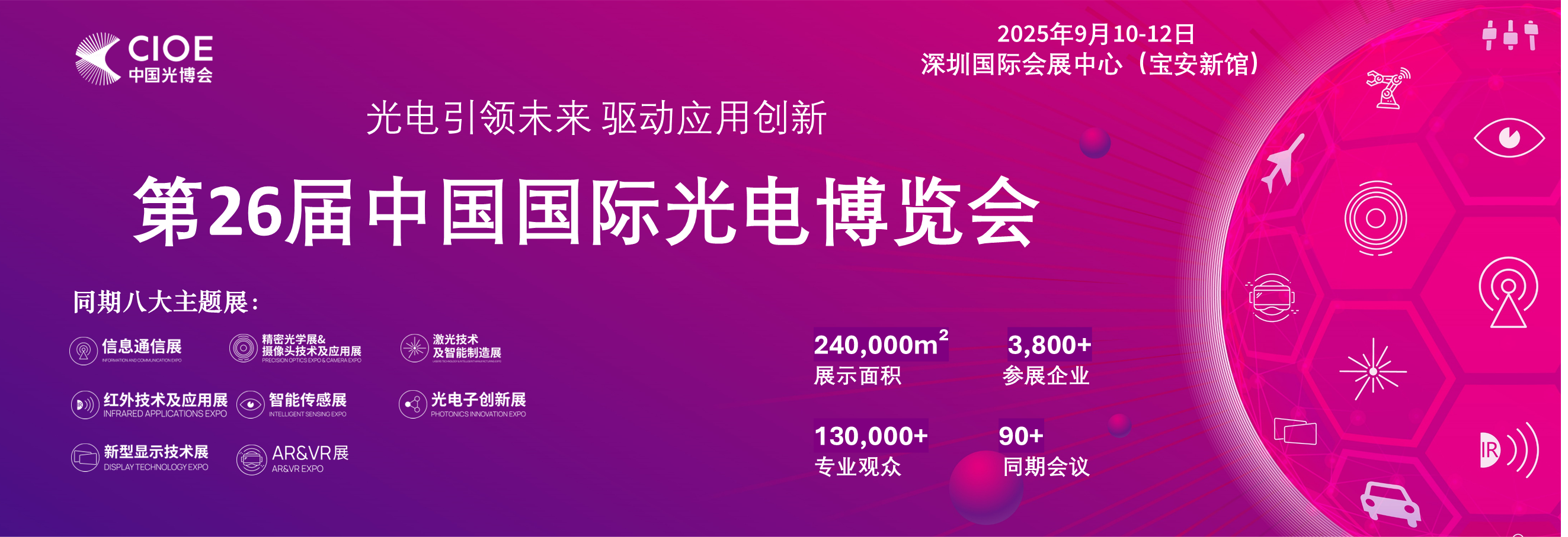 CIOE中国光博会展示光电技术产业互联，赋能应用场景破卷出新